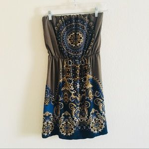 Green Maurice’s Strapless Dress💖